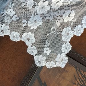Petite Fleur Curtain White Panel
